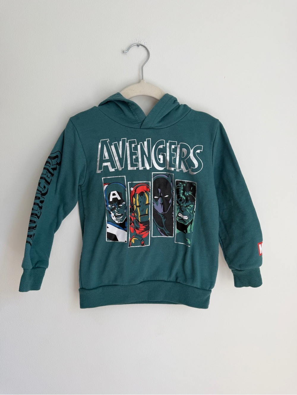 Marvel Boys Avengers Graphic Hoodie (Size 4)